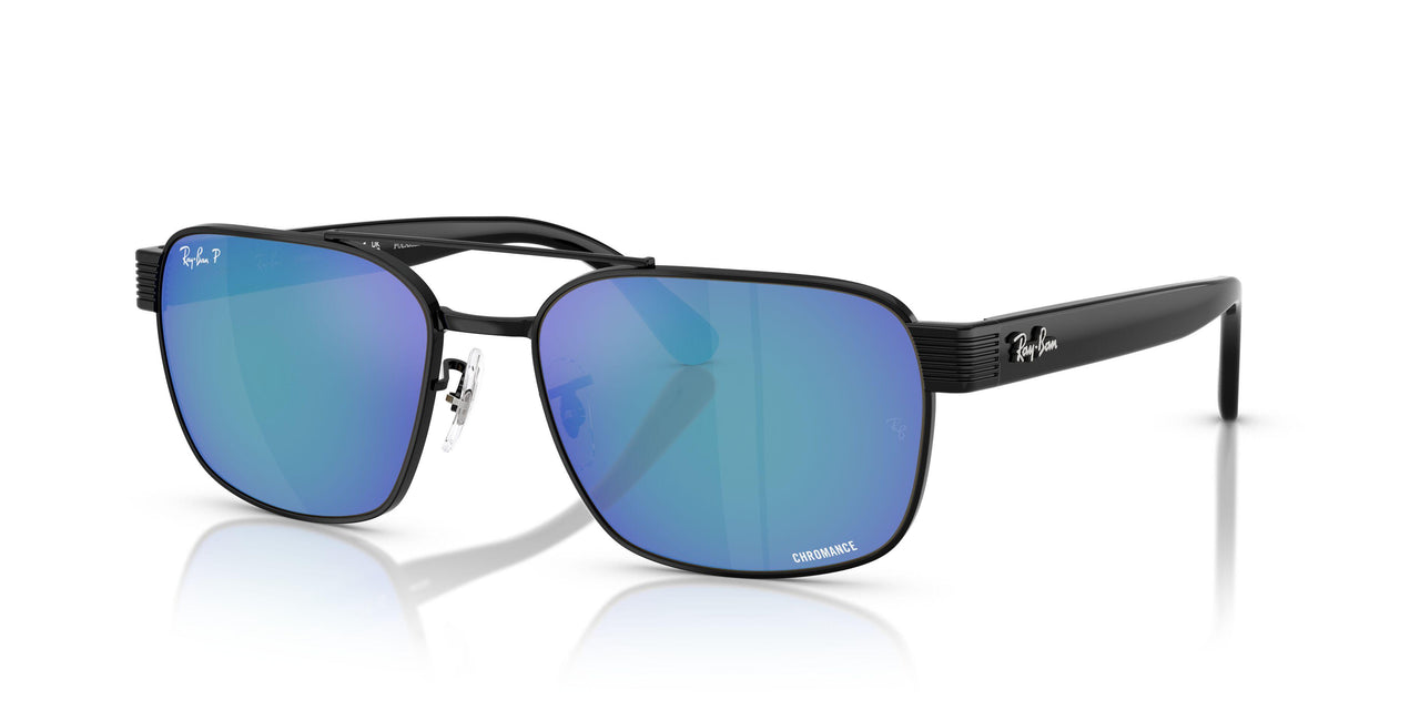 002/4L - Black - Polar Grey Mirror Blue