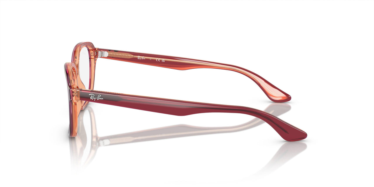 3947 - Top Red & Violet & Orange - Clear