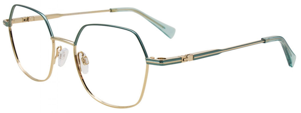 60 - Teal & Soft Gold