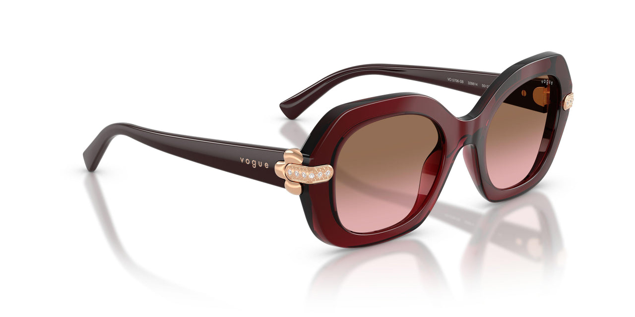 328614 - Red - Pink Gradient Brown