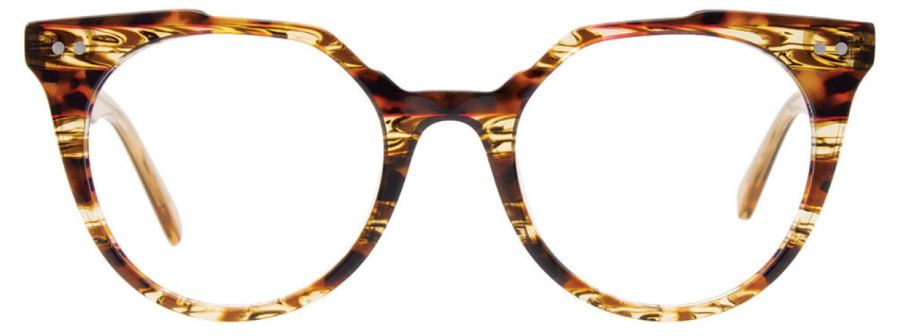 10 - Transparent Khaki & Striped Tortoise