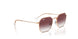 291/8H - Gold - Clear & Dark Violet