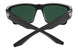 0000079 - Matte Black Ice - Happy Gray Green Polar with Red Spectra Mirror