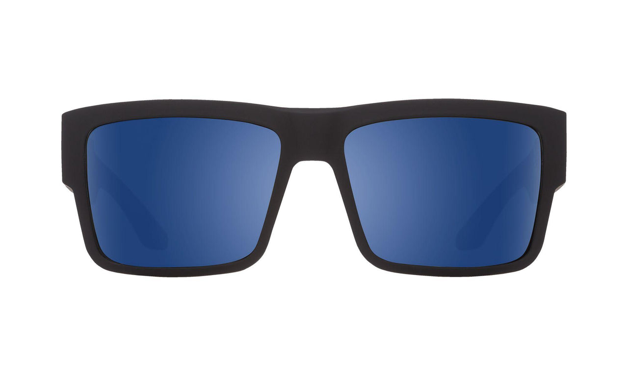 0000088 - Soft Matte Black - Dark Gray Green Polar/Dark Blue Spectra Mirror