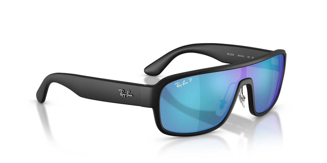 901SA1 - Black - Green Mirror Blue Polarized+
