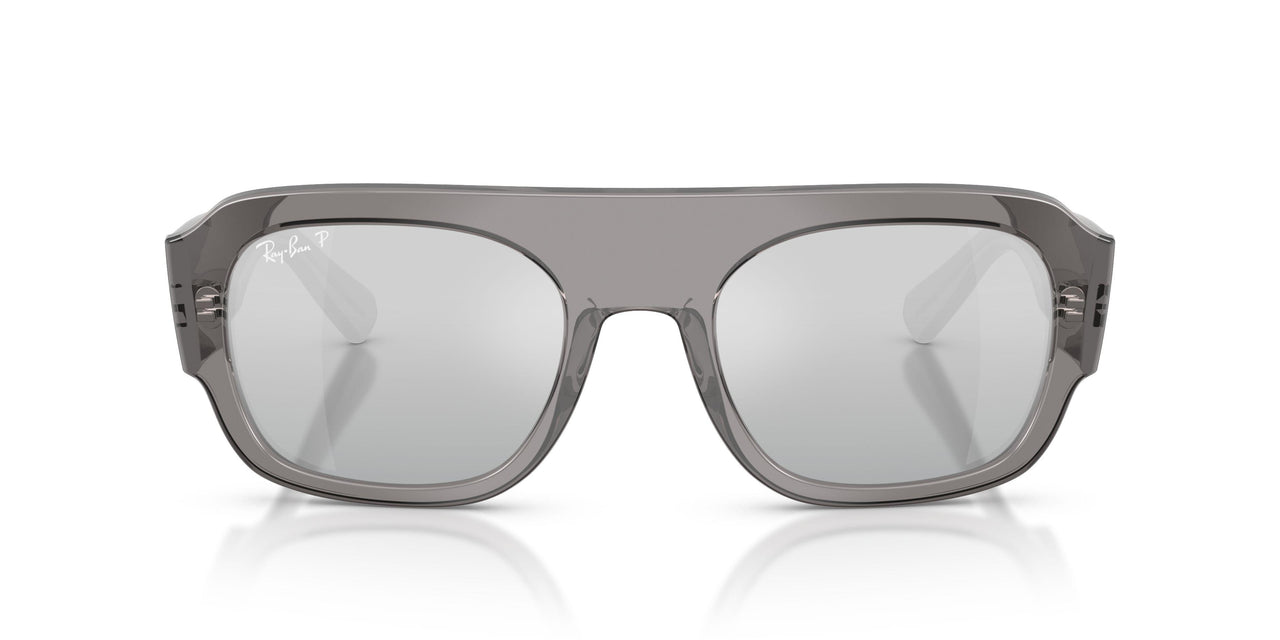 668482 - Grey - Grey Mirror Gradient Silver Polarized