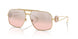 10027E - Gold - Light Pink Mirror Gradient Silver