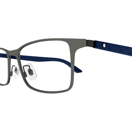 005 - Gunmetal/Blue - Transparent