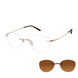 Charmant Pressure Mount TI29232 Eyeglasses