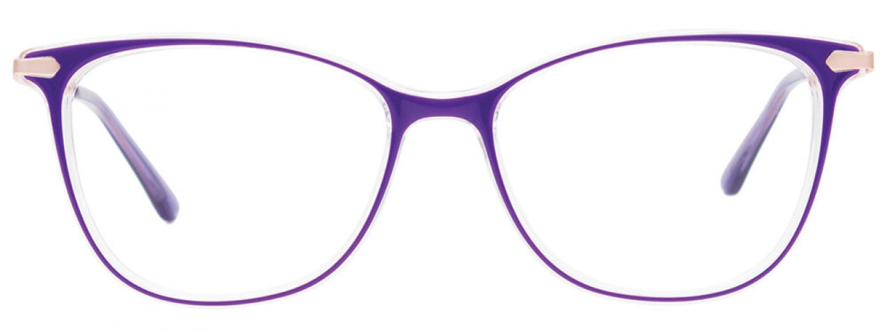 80 - Violet & Crystal / Light Pink