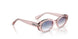 7218U0 - Pink - Clear Gradient Blue Mirror Red