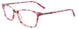30 - Red & Crystal White Marbled