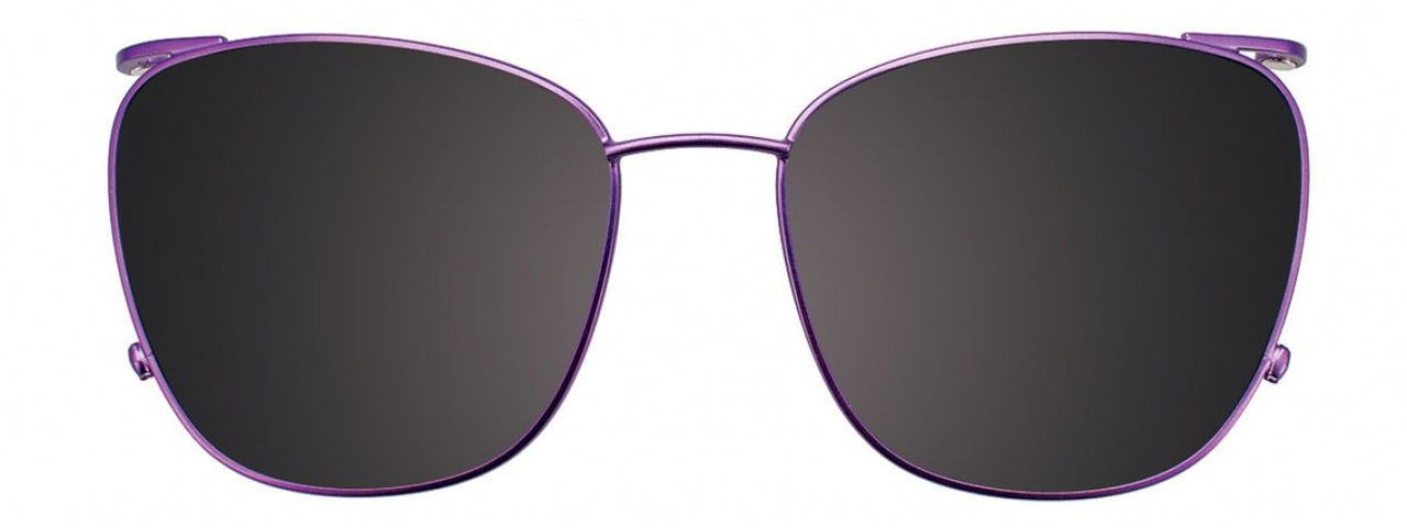 80 - Purple & Light Green Crystal & Purple