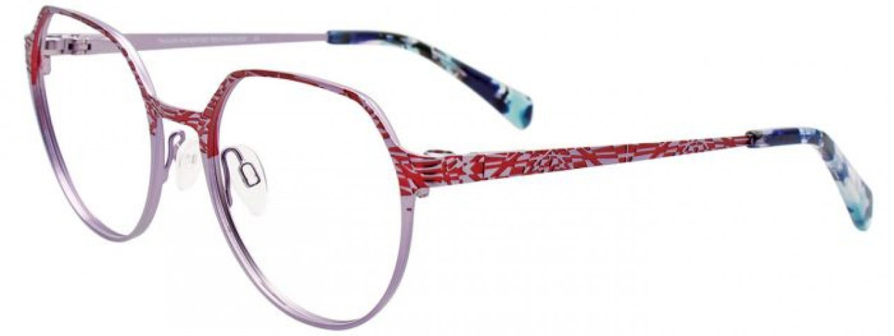 80 - Light Lilac & Red