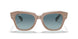 12973M - Beige On Trasparent - Blue Gradient Grey