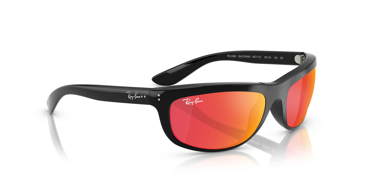 68711D - Black - Grey Mirror Red