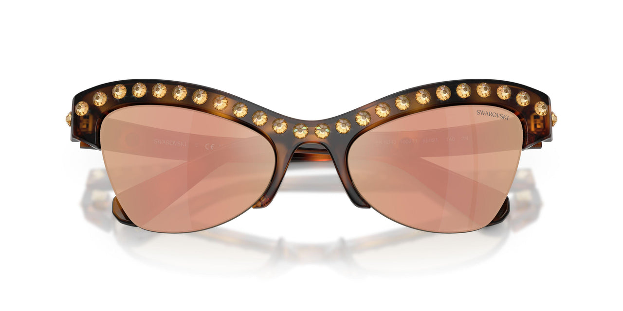 100271 - Tortoise - Dark Brown Mirror Rose Gold