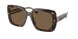 19405A - Black/white Tortoise - Light Brown Mirror Gold