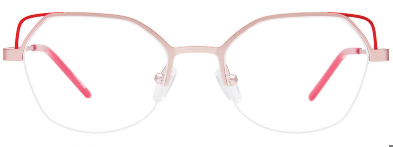 30 - Rose Gold & Red Trim