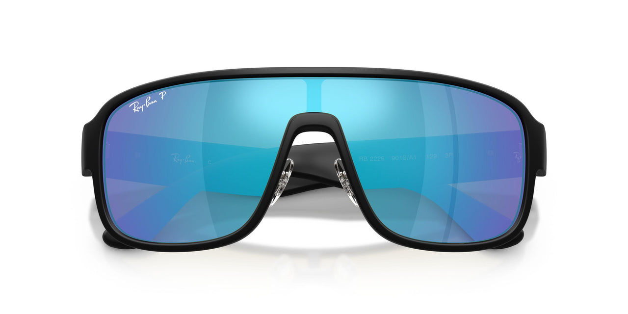 901SA1 - Black - Green Mirror Blue Polarized+