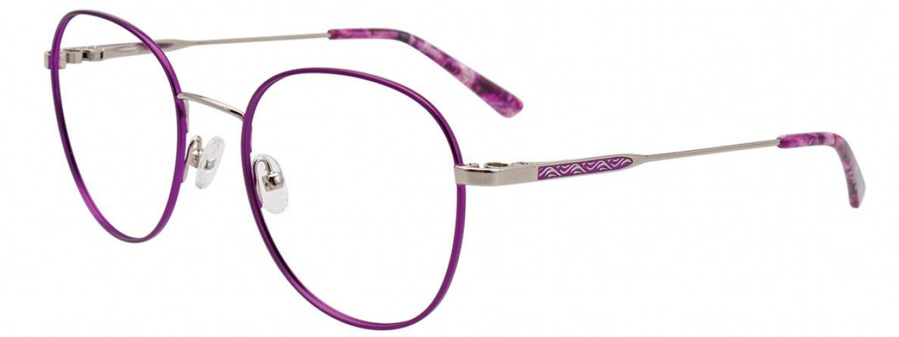 80 - Satin Violet & Shiny Grey