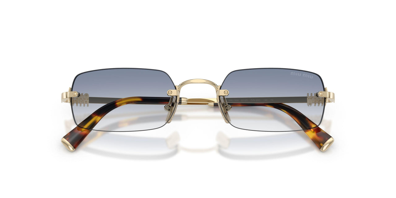 ZVN80O - Gold - Clear Gradient Light Blue