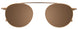 10 - Demi Amber & Satin Light Brown / Light Brown & Brown