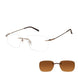 Charmant Pressure Mount TI29127 Eyeglasses