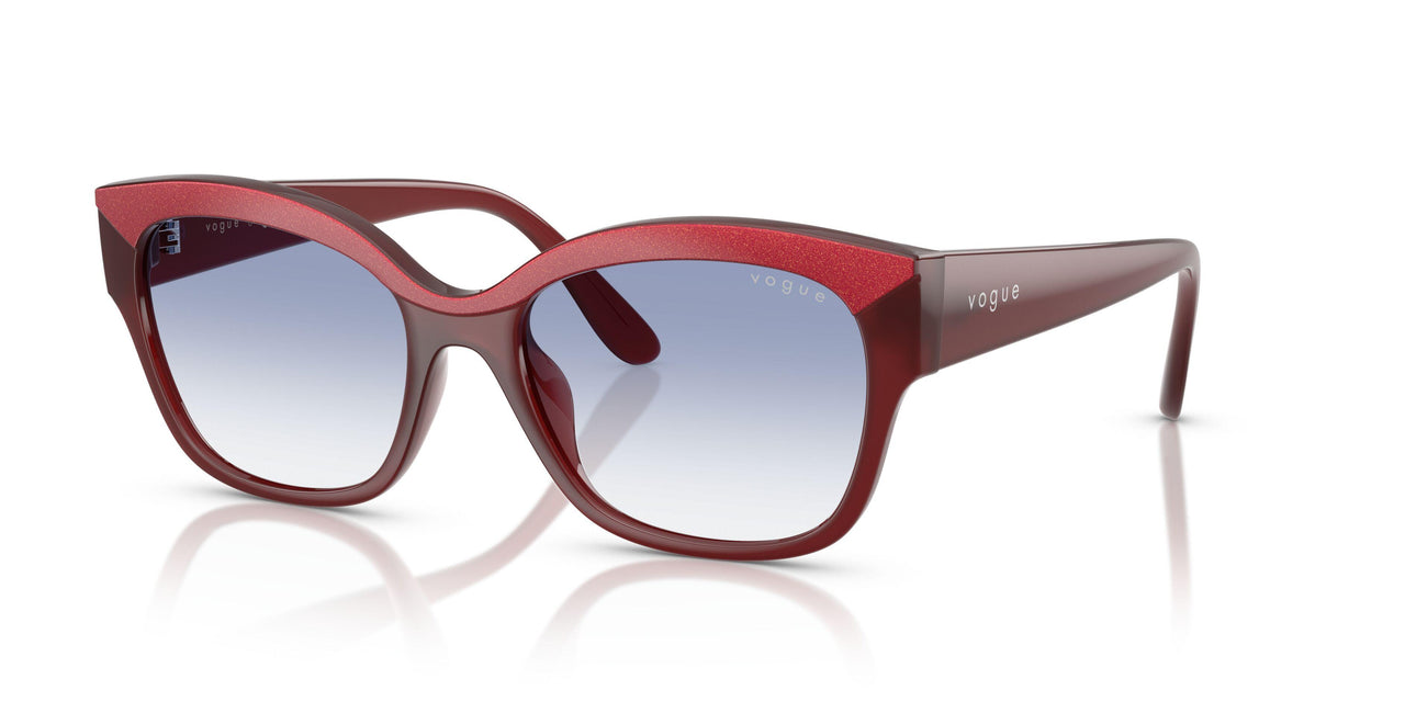 322119 - Red - Clear Gradient Light Blue