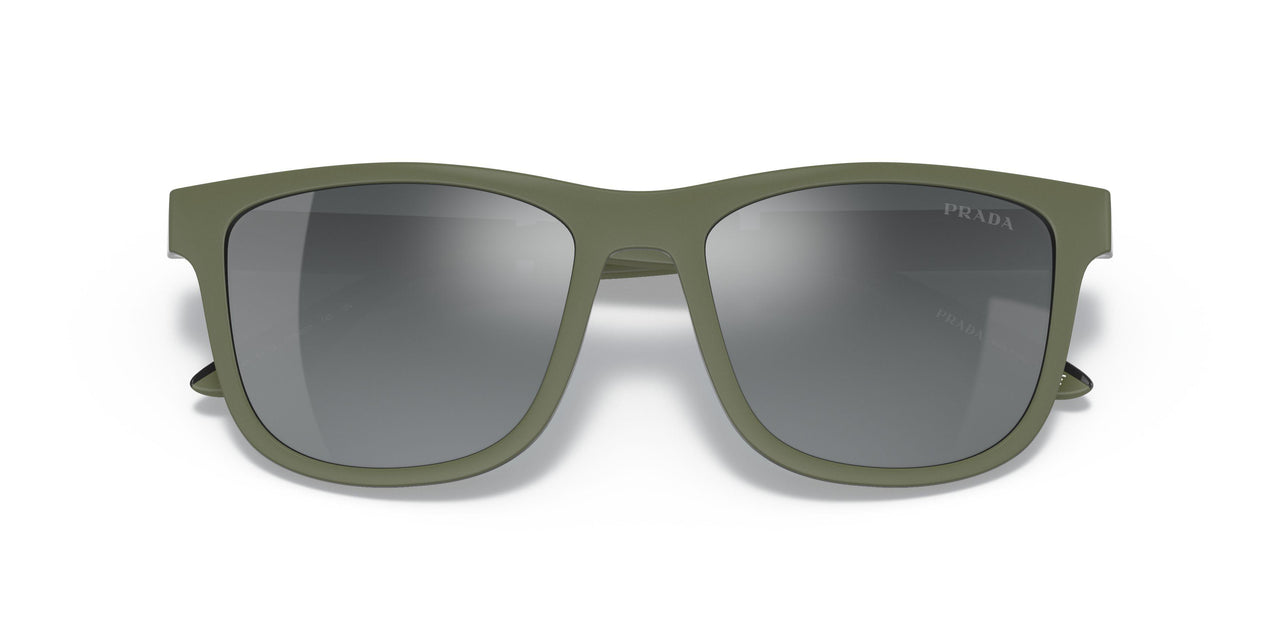 03S0D3 - Green - Light Grey Mirror Black