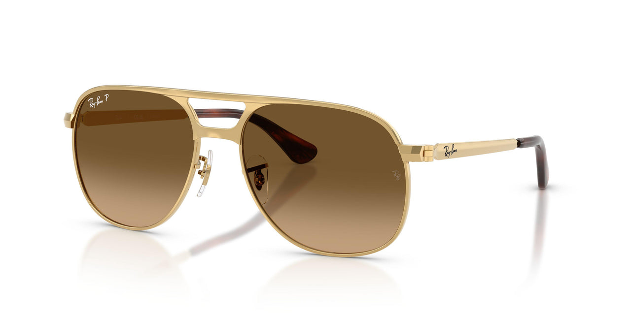 001/M2 - Gold - Polarized Brown Gradient