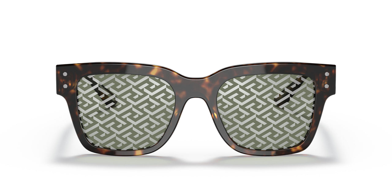 108/V8 - Havana - Green Monogram Silver