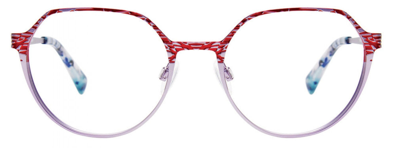 80 - Light Lilac & Red