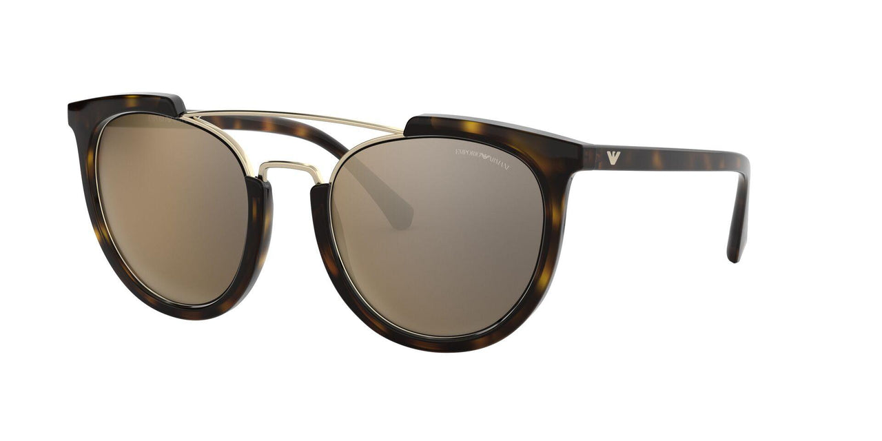 50265A - Havana - Light Brown Mirror Dark Gold