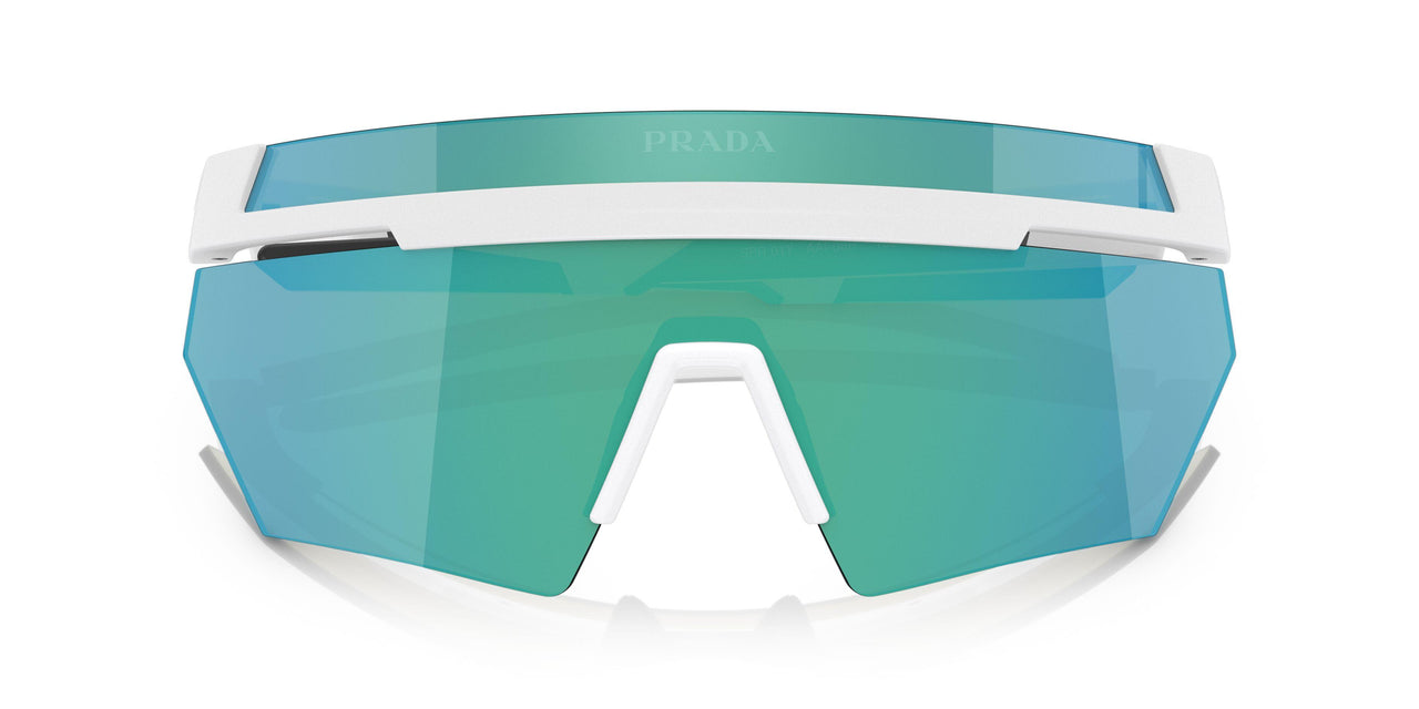 AAI08R - White - Light Green Mirror Blue