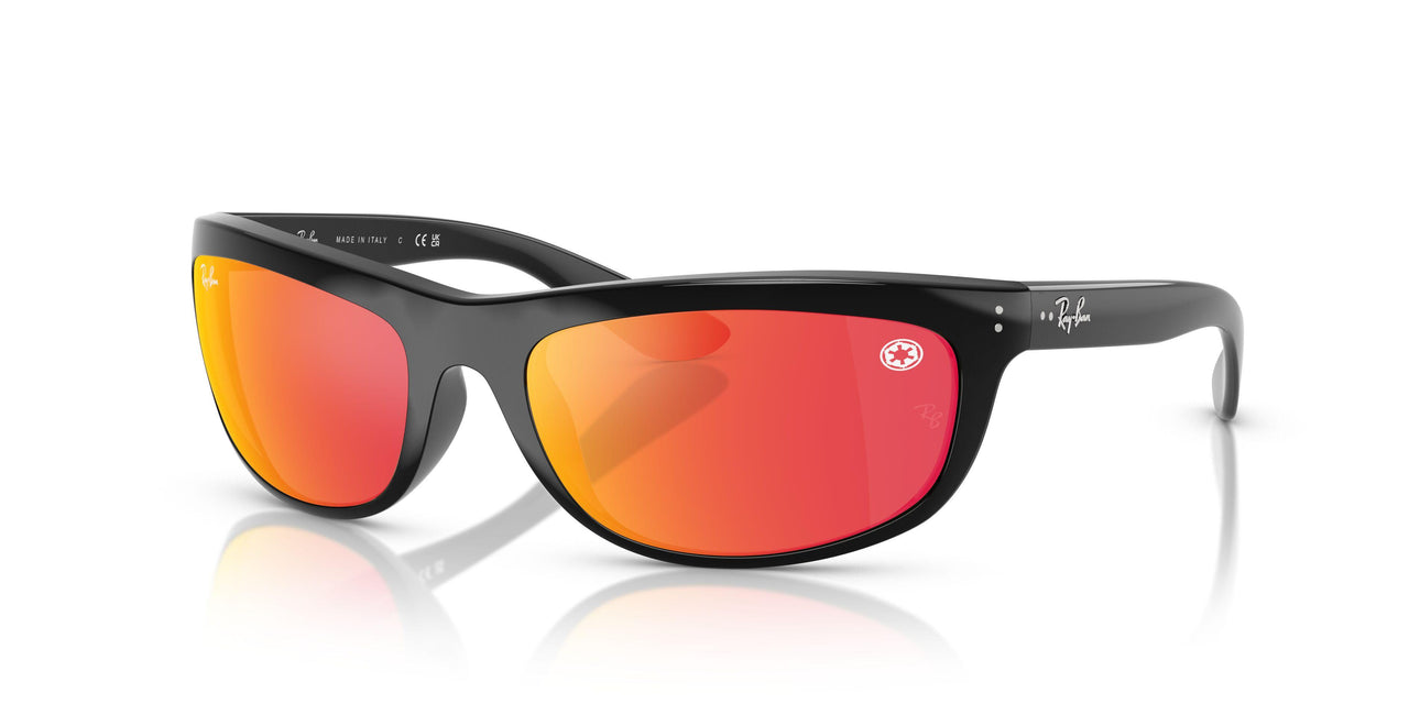 68711D - Black - Grey Mirror Red
