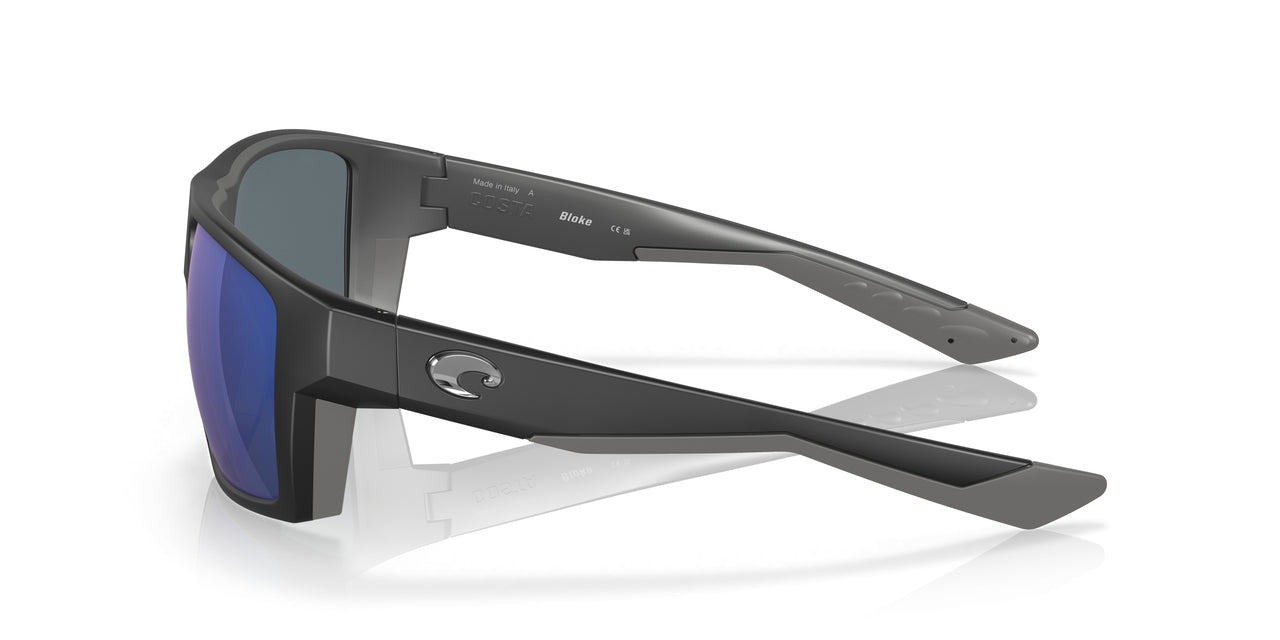 904503 - 124 Matte Black Matte Gray - Blue Mirror 580p