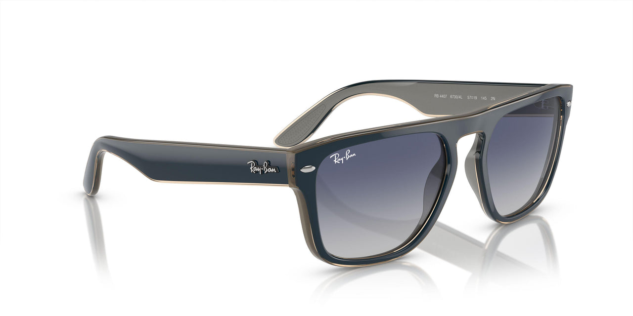 67304L - Blue & Grey & Transparent Light Brown - Grey/blue