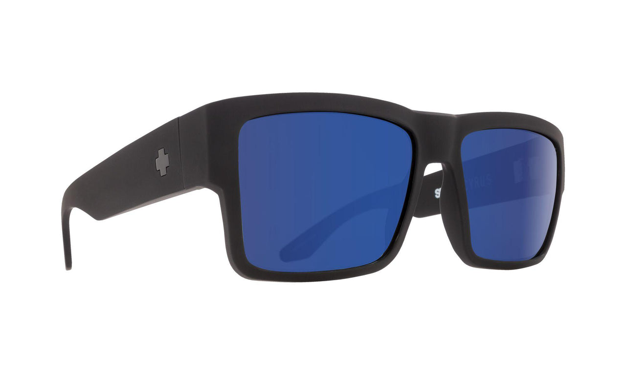 973821 - Soft Matte Black - Happy Bronze with Dark Blue Spectra