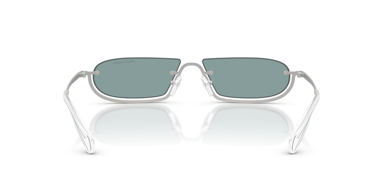 60209C - Silver - Light Blue Mirror Silver Int