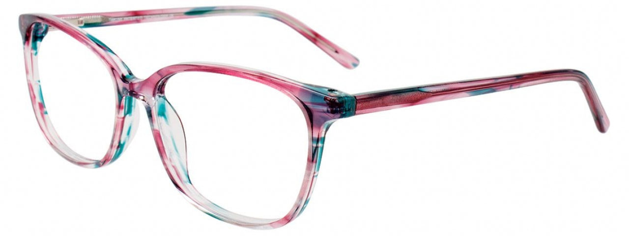 30 - Pink & Teal Marbled