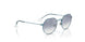 303/7B - Blue - Clear Gradient Blue Mirror Silver