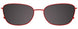 30 - Matt Red & Matt Gold/Matt Gold