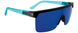 0000083 - Soft Matte Black Translucent Blue - HD Plus Gray Green with Dark Blue Spectra Mirror