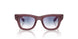 7229U0 - Violet - Clear Gradient Blue Mirror Red