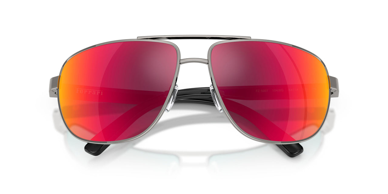 104/6Q - Grey - Dark Grey Mirror Red/yellow