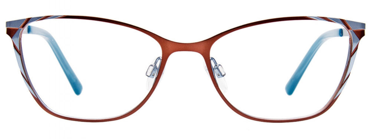 10 - Satin Brown & Blue