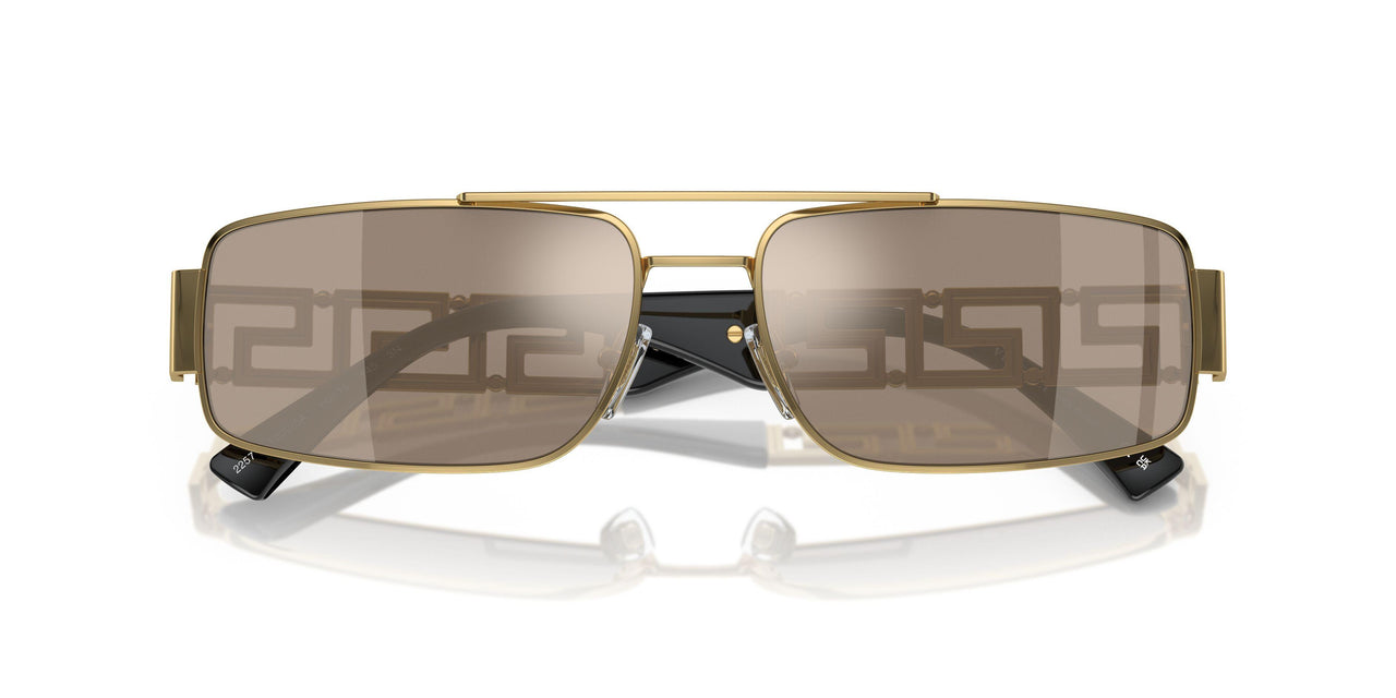 10025A - Gold - Light Brown Mirror Dark Gold
