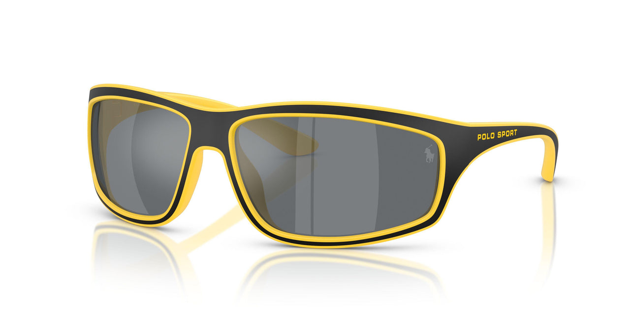 51076G - Yellow - Grey Mirror Black