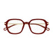 004 - Burgundy/Gold - Transparent